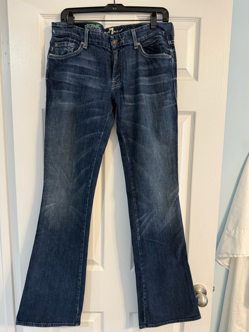 Women’s 7 For All Mankind Dark Blue “A” Pocket Jeans